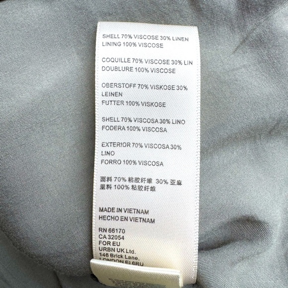 We the Free x Free People Oversized Beckett Blazer in Sage Size XS - Picture 4 of 5